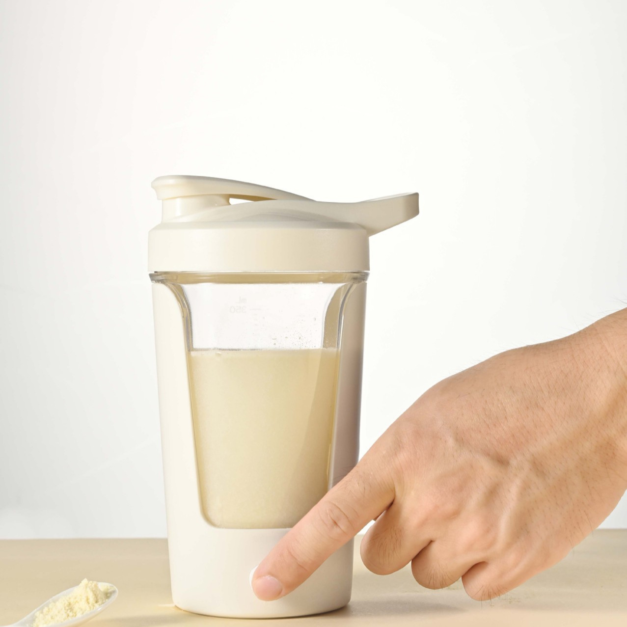 Electric stirring cup, 450 ml, food-safe