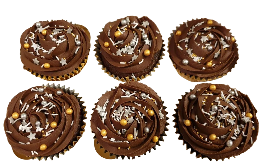 Sprinkles Topped Chocolate Cupcakes CB-CC009
