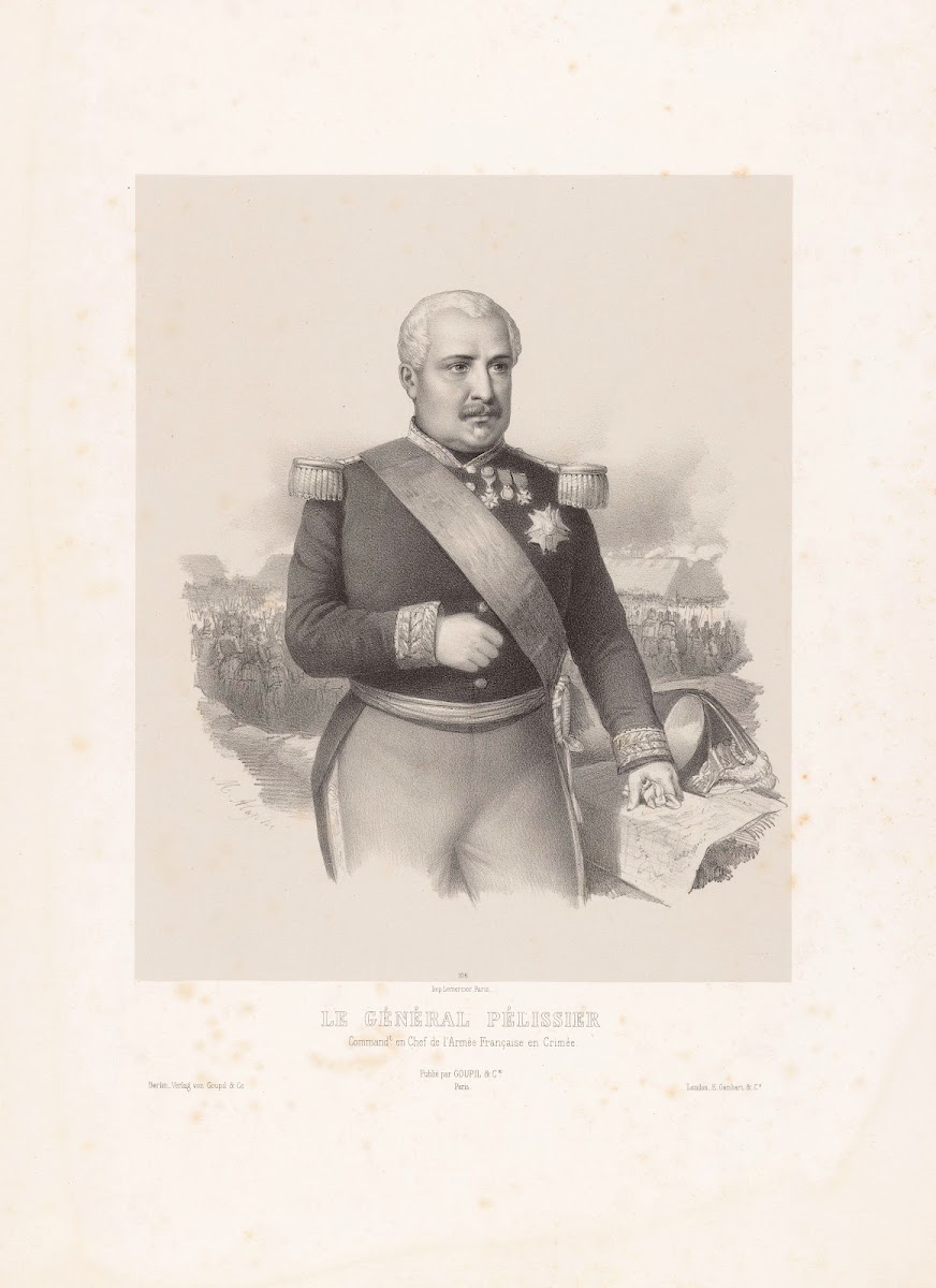 Le Général Pélissier Commandt en Chef de lArmée Française en Crimée 1855