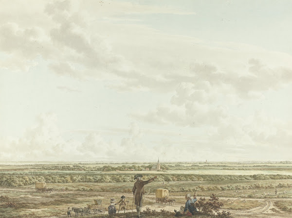 Gezicht van de Tafelberg met op de voorgrond Blaricum c 1795