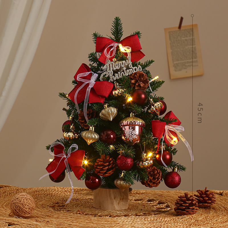 Mini Christmas Tree Set, decorative table decoration