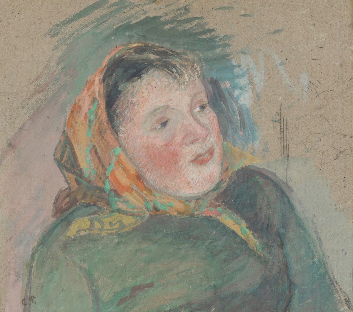 Tête de paysanne 1883