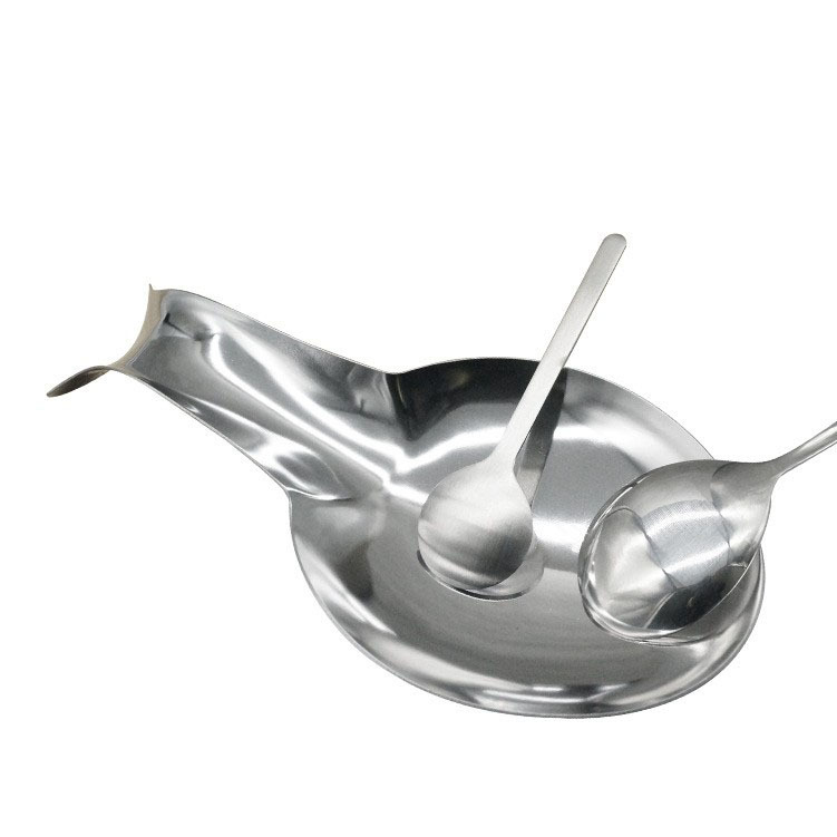 Stainless steel spoon rest, modern