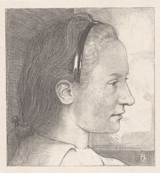 Portret van Heleen Burgers 1898