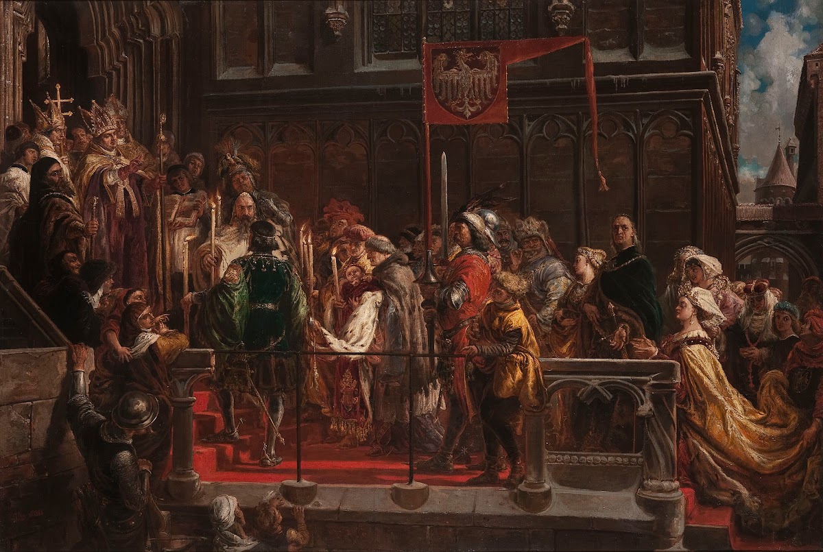 Baptism of Władysław Warneńczyk 18 February 1425 1881