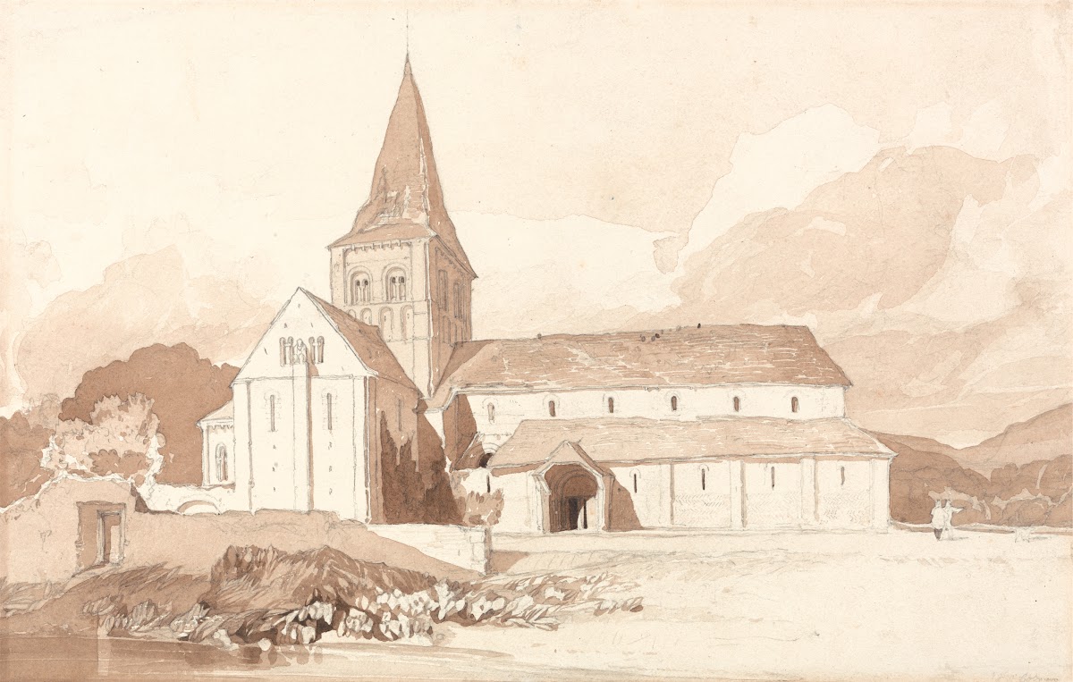 Notre Dame sur lEau Domfront Normandy 1820