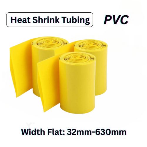 PVC Heat Shrink Sleeve 360mm Yellow (c174)