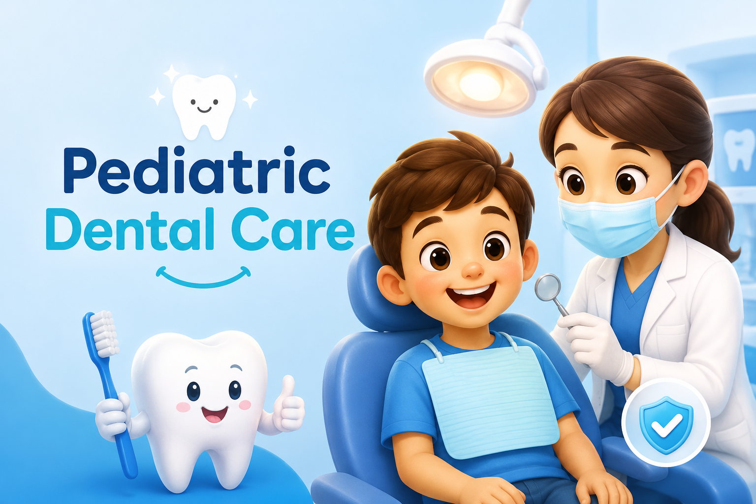 Friendly pediatric dental treatments