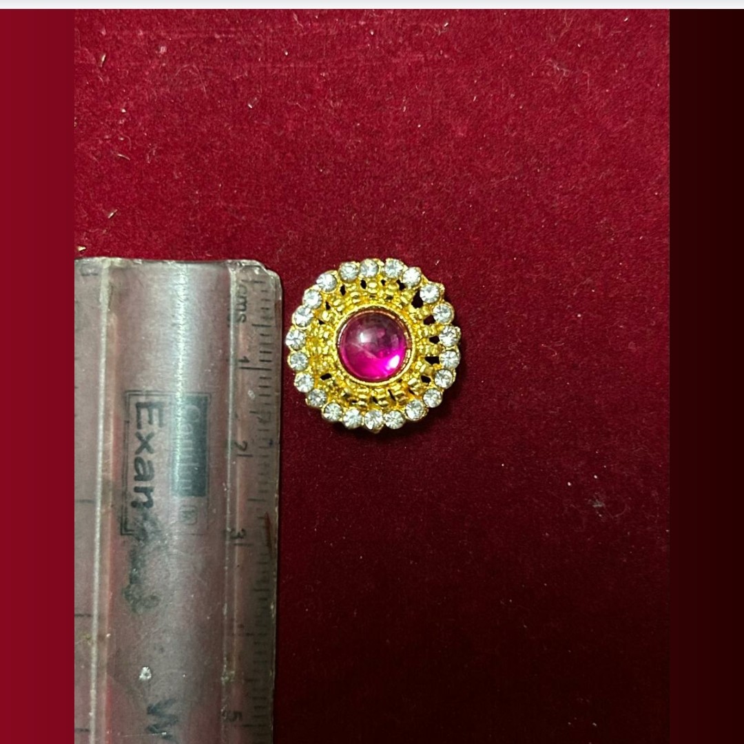 Round Medium Pink Tikali 7 No White Dia-P55-pack of 3