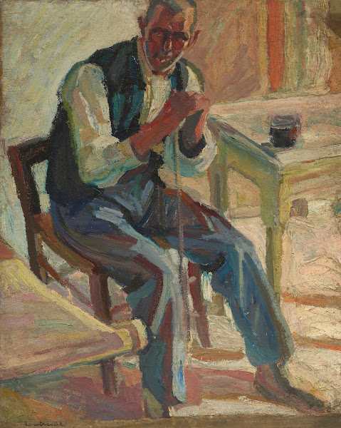 Homme assis 1915