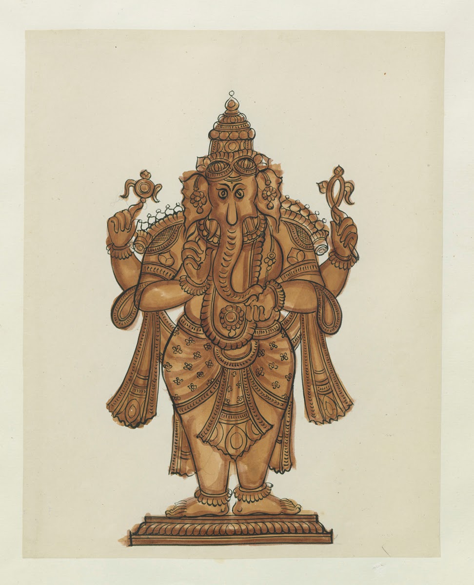 Paintings from the Chidambaram Shrine Pl105 1820 1830