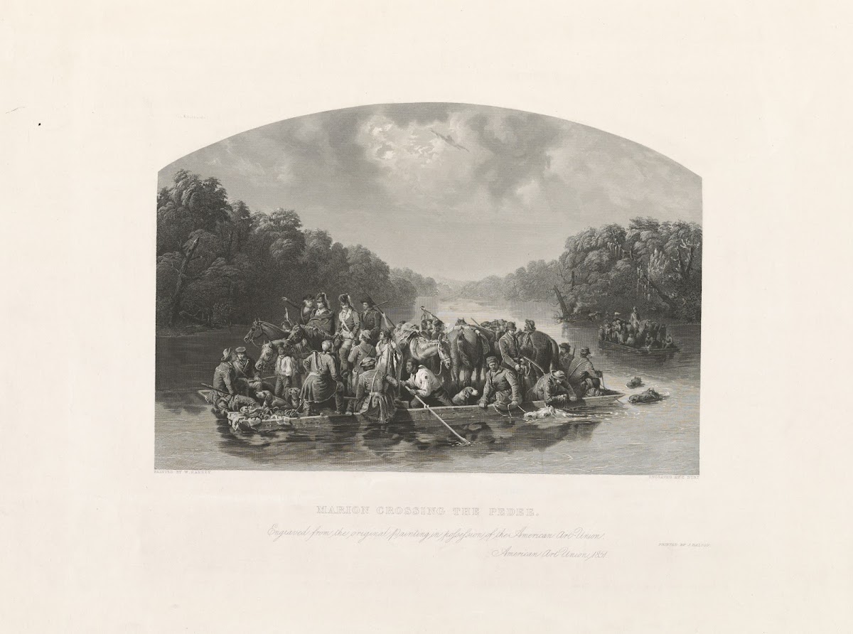 Marion crossing the Pedee 1852