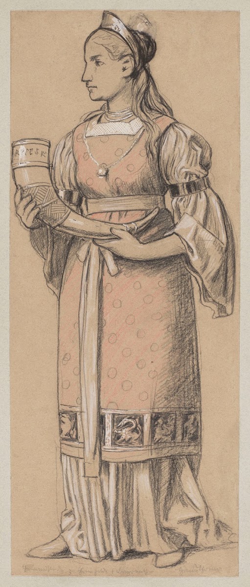 Costume Design for Gudrun 1896