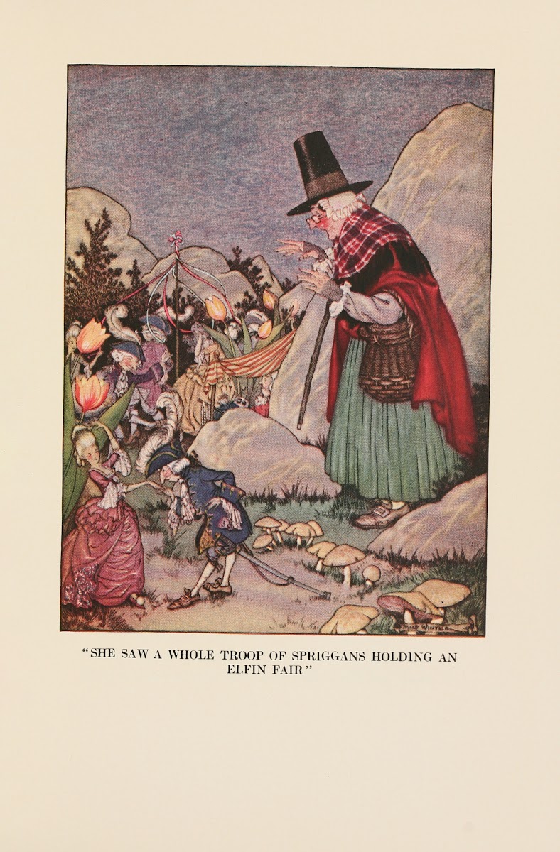She saw a whole troop of spriggans holding an elfin fair 1918
