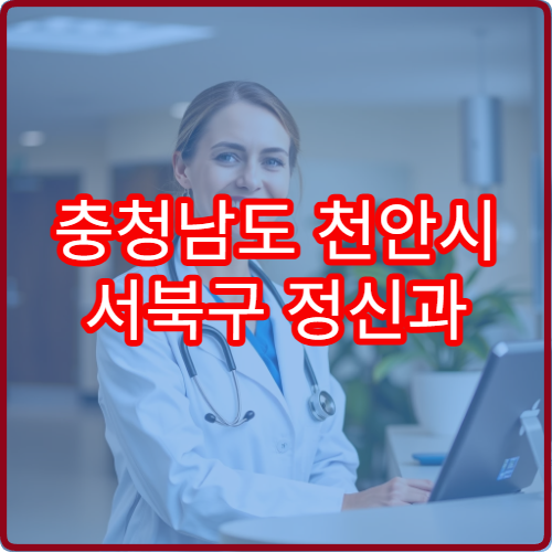 충청남도 천안시 서북구 정신과 설날 명절 연휴 상담 병원 정보 확인