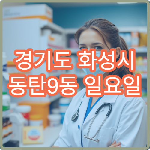 경기도 화성시 동탄9동 일요일 당번약국 안내 일요일 문 여는 약국 찾기