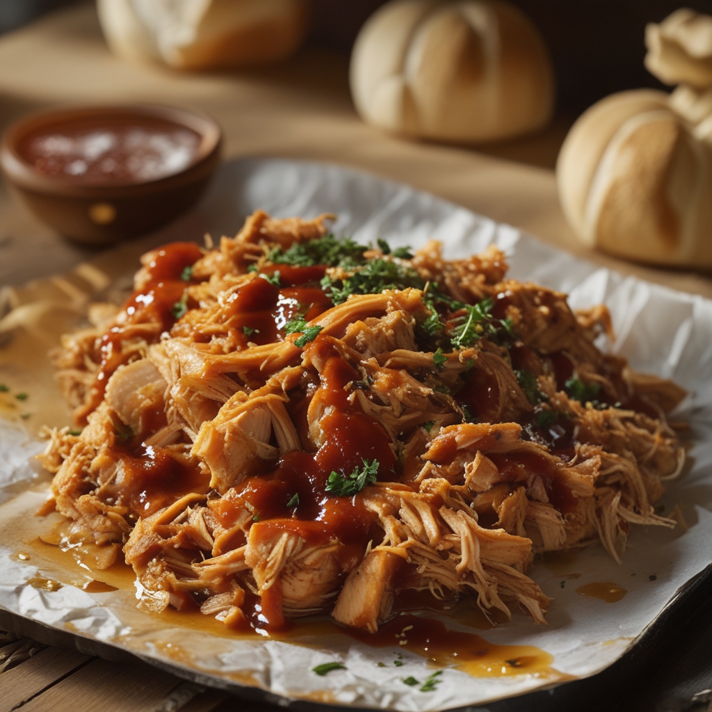 Slow Cooker BBQ Pulled Chicken - Easy Homemade Comfort Food