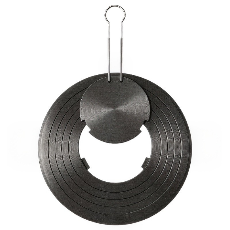 Removable heat distribution plate for gas stove, round
