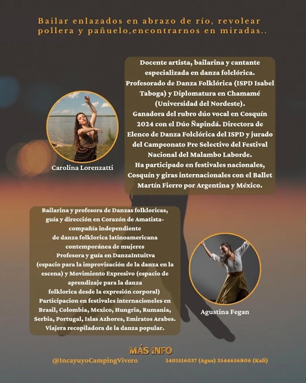 Incayuyo Folk Campamento de Danza