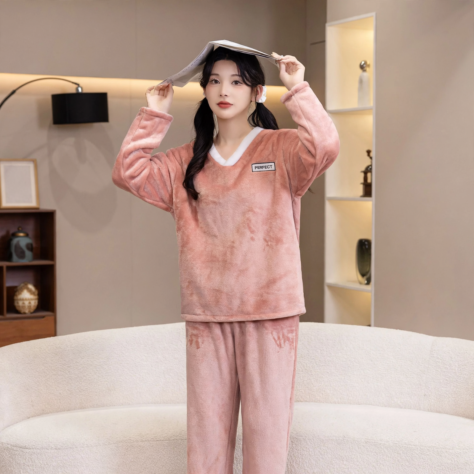 Couples' Loungewear, Flannel, Padded, Warming