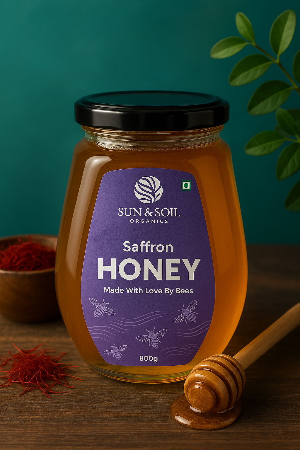 Sun & Soil honey studio shot