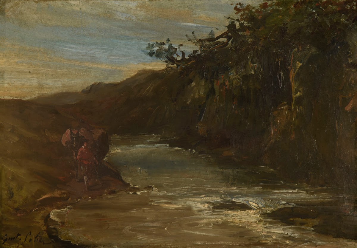 Paysage Le Gué ca 1880