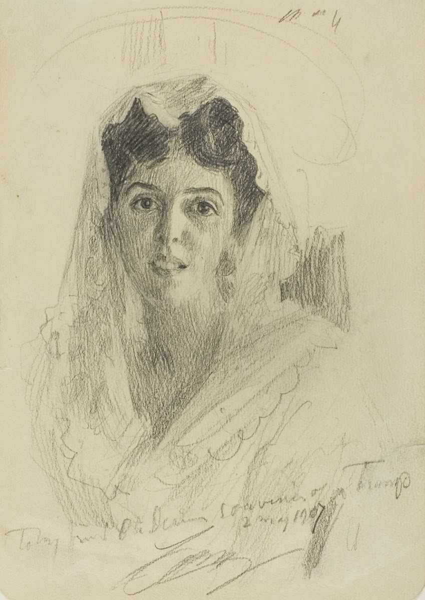 Head of a Woman en Face 1907