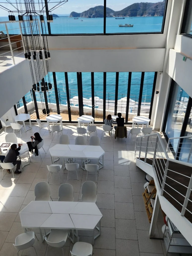 K-Travel Hacks: Unveiling Aether Cafe (에테르) – Your Ultimate Oceanfront Escape in Busan's Huinnyeoul Culture Village - Busan Cafe, Huinnyeoul Culture Village