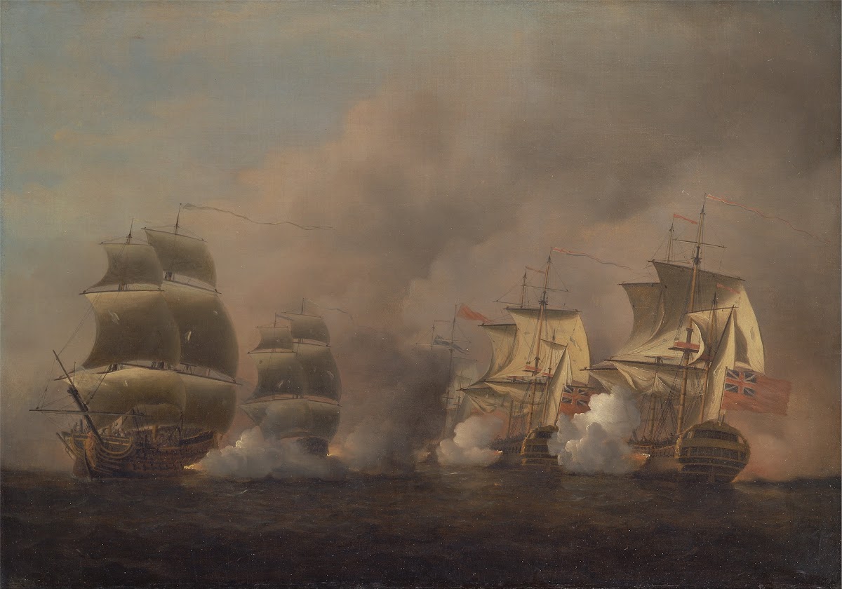 Action off the Cape of Good Hope ca 1757