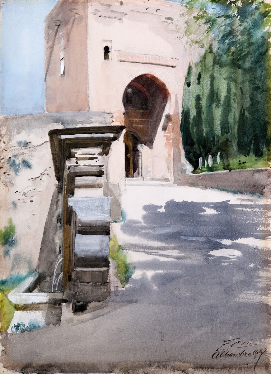 Gateway in Alhambra 1887
