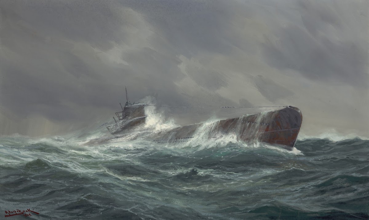 Submarine at sea 1943
