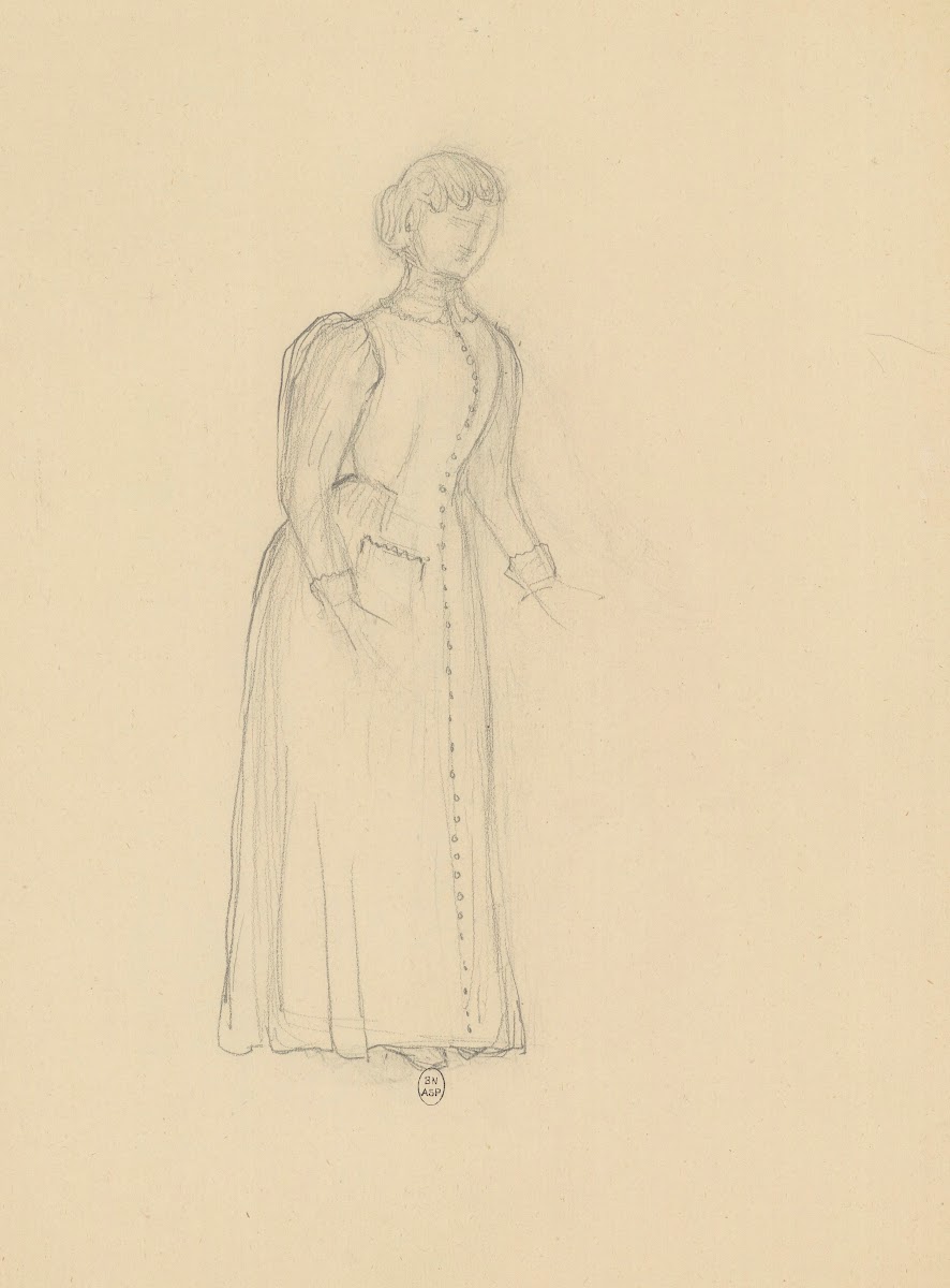 Bastos le Hardi  costume féminin gouvernante  1929