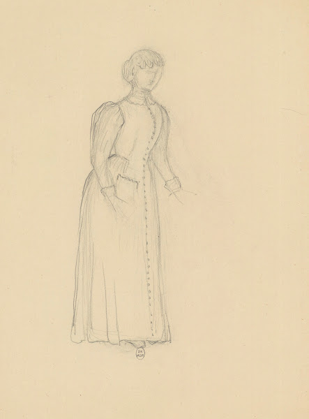 Bastos le Hardi  costume féminin gouvernante  1929