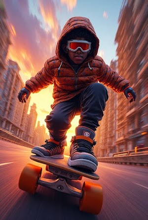 Skateboarding Picture