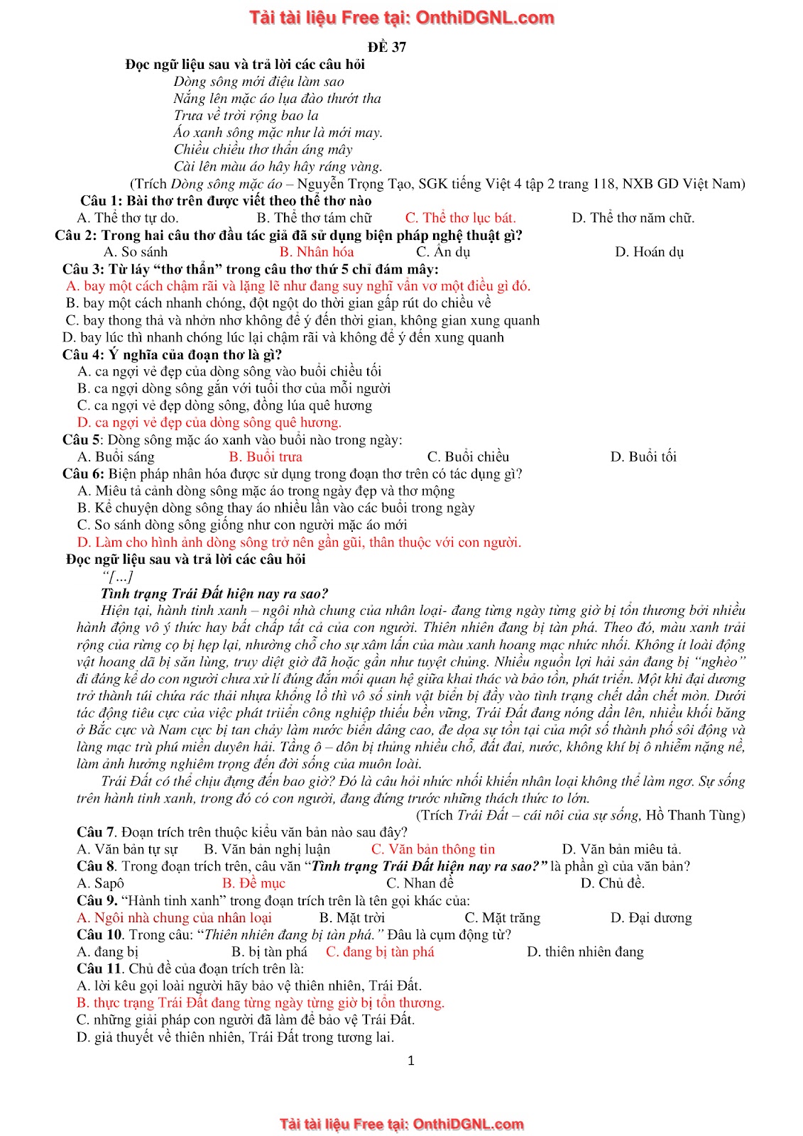 39 Đề ôn HSA - ĐỊnh tính