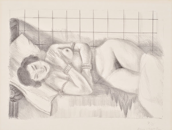 Figure Endormie ChâLe Sur Les Jambes 1929