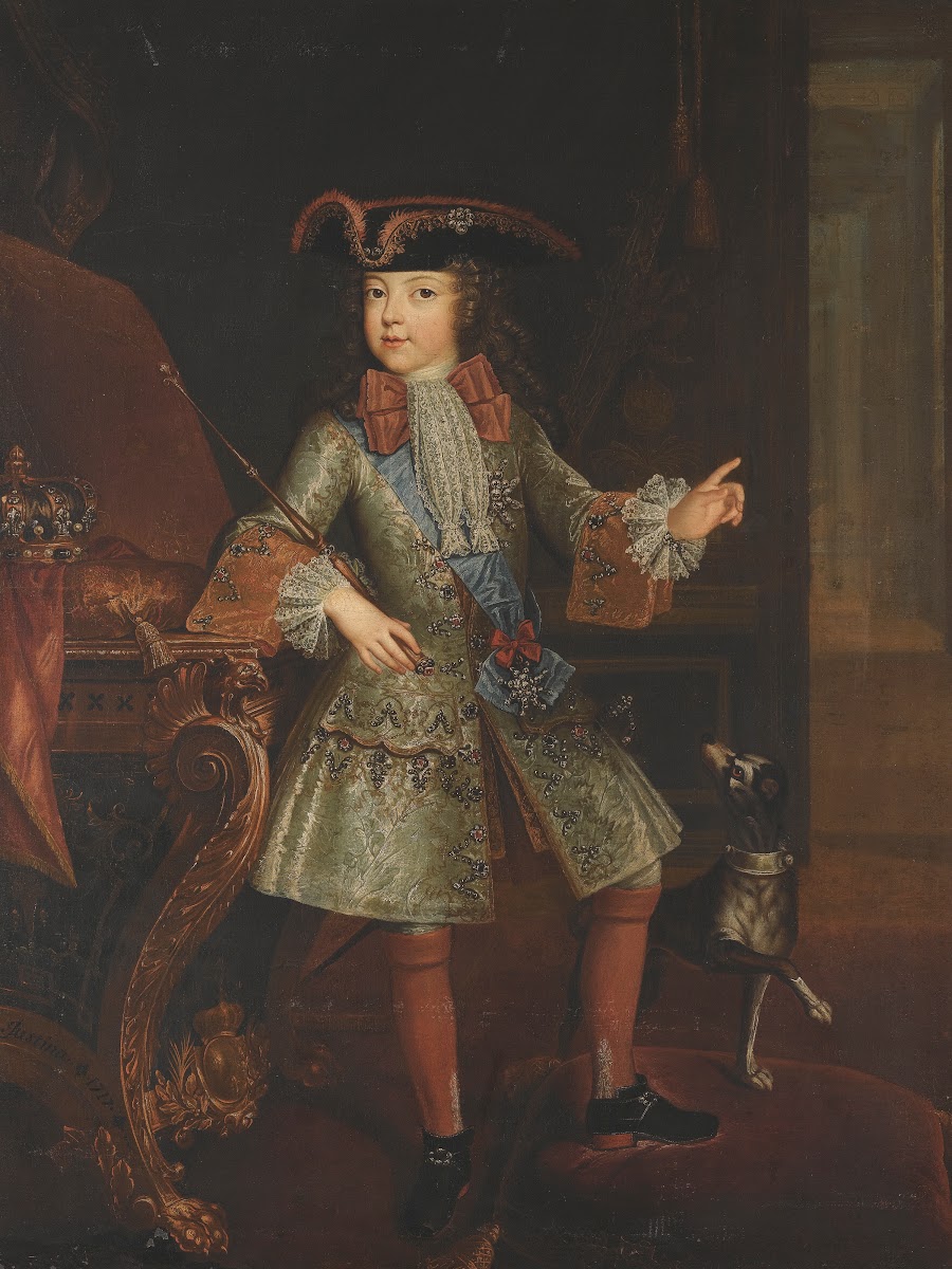 Portrait Of Louis Xv Of France As A Child 1717