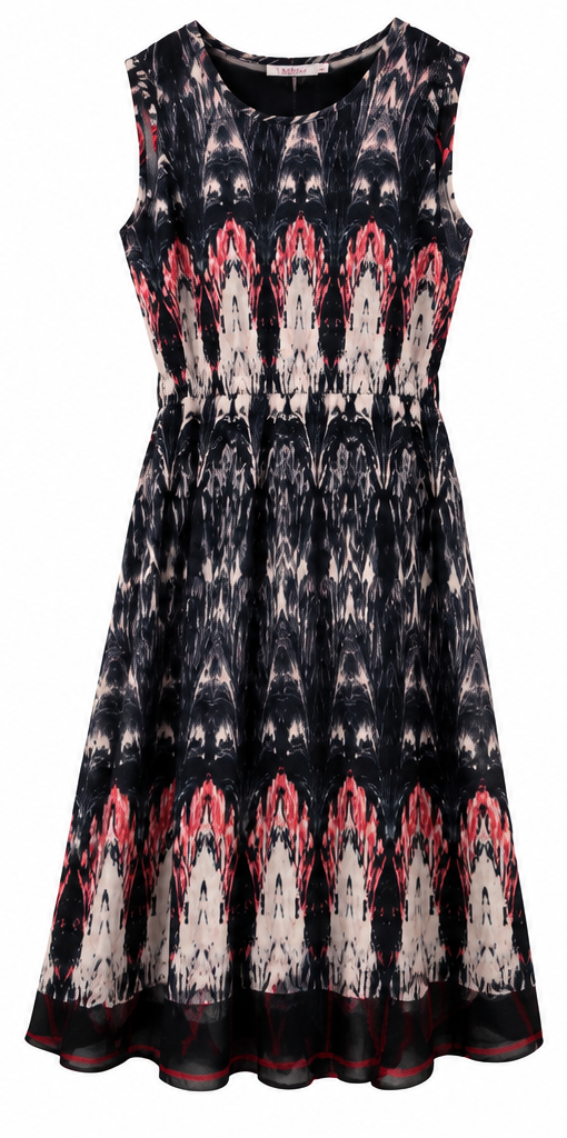 Dama - Rochie Md'M cu imprimeu abstract - 38/M
