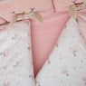 Bedding set for a baby crib 7 el Twins Bembi pink