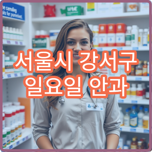 서울시 강서구 일요일 안과 진료 안구건조증·결막염 치료 가능한 병원 안내