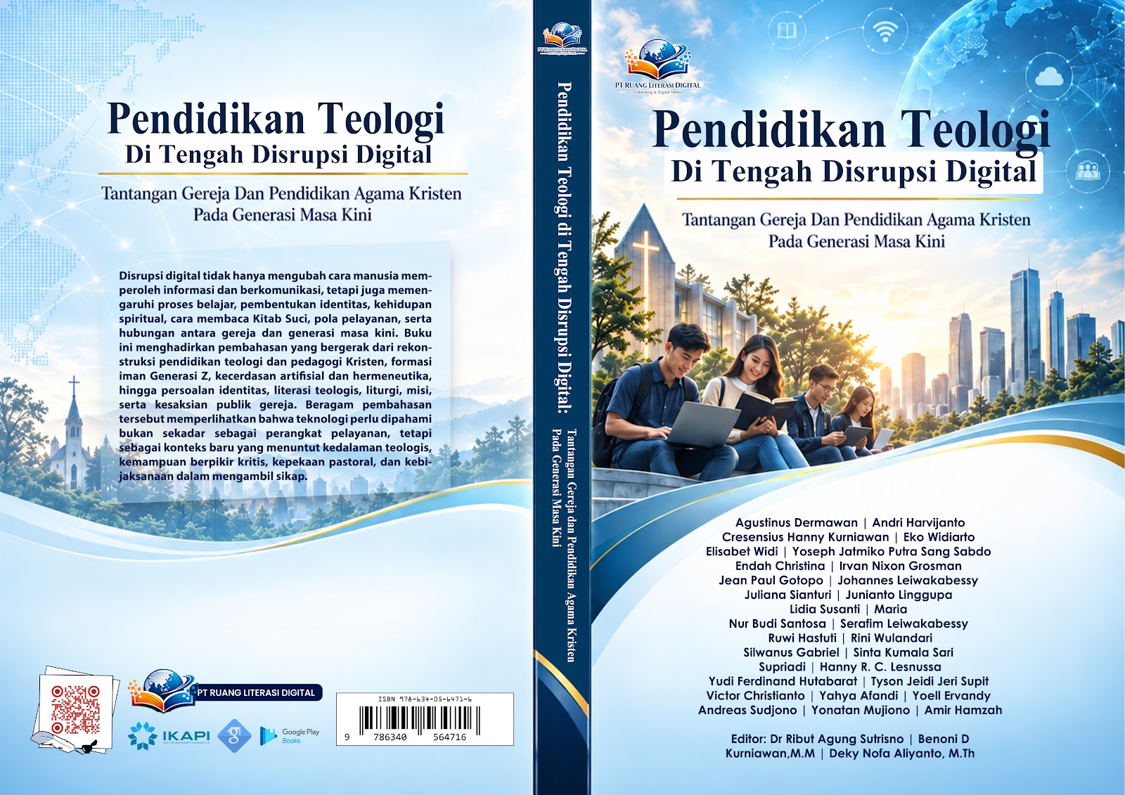 Cover depan Pendidikan Teologi Di Tengah Disrupsi Digital: