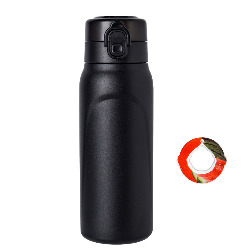 Insulated cup 750 ml with stainless steel straw