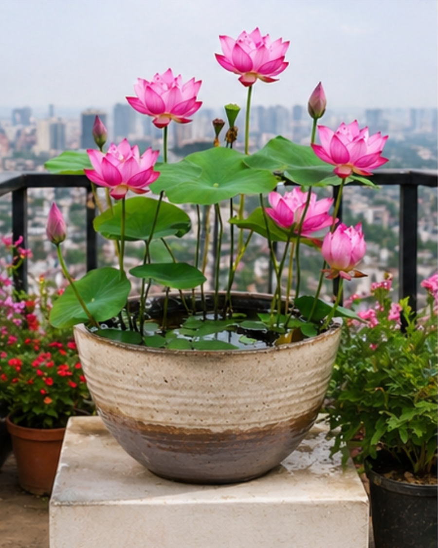 Chinese Lotus Plant (Liang Li) — view 3
