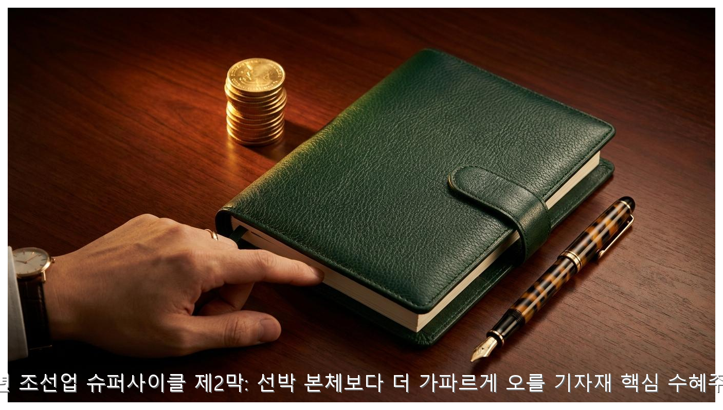 2026 조선 기자재 핵심 수혜주 분석 핵심 안내 및 분석 인포그래픽 (6)