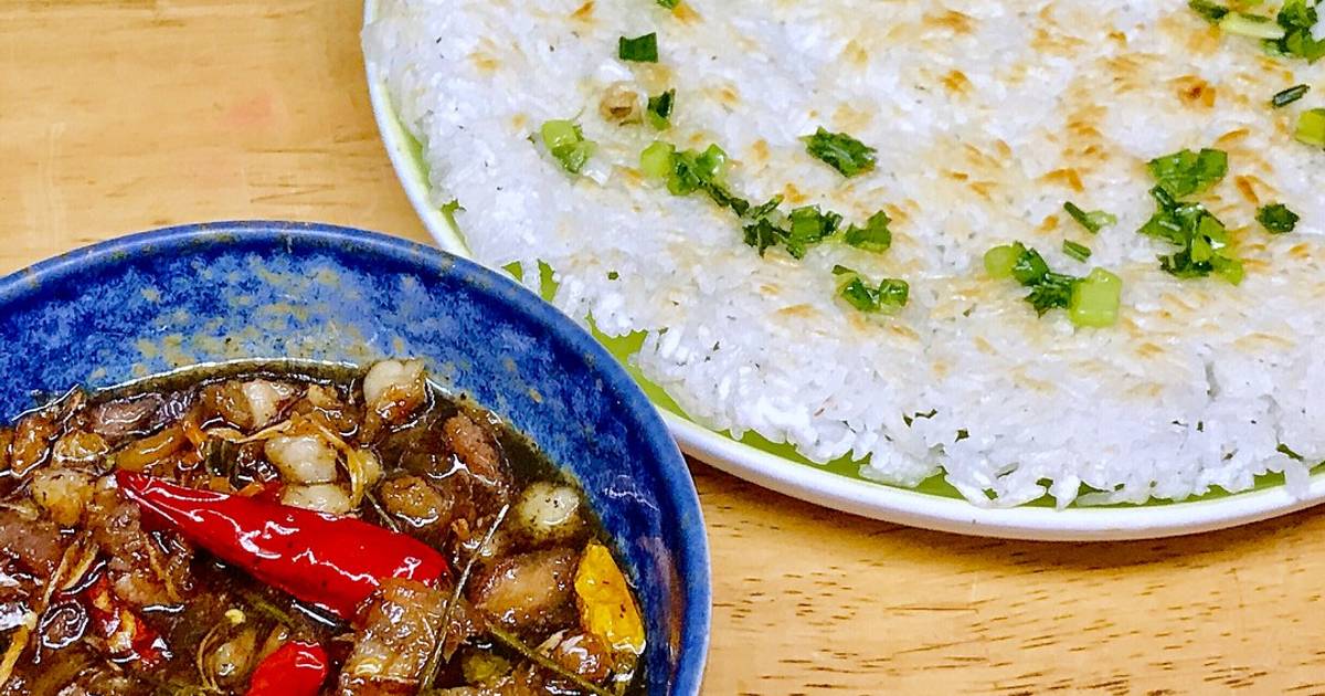 Cơm cháy chấm kho quẹt