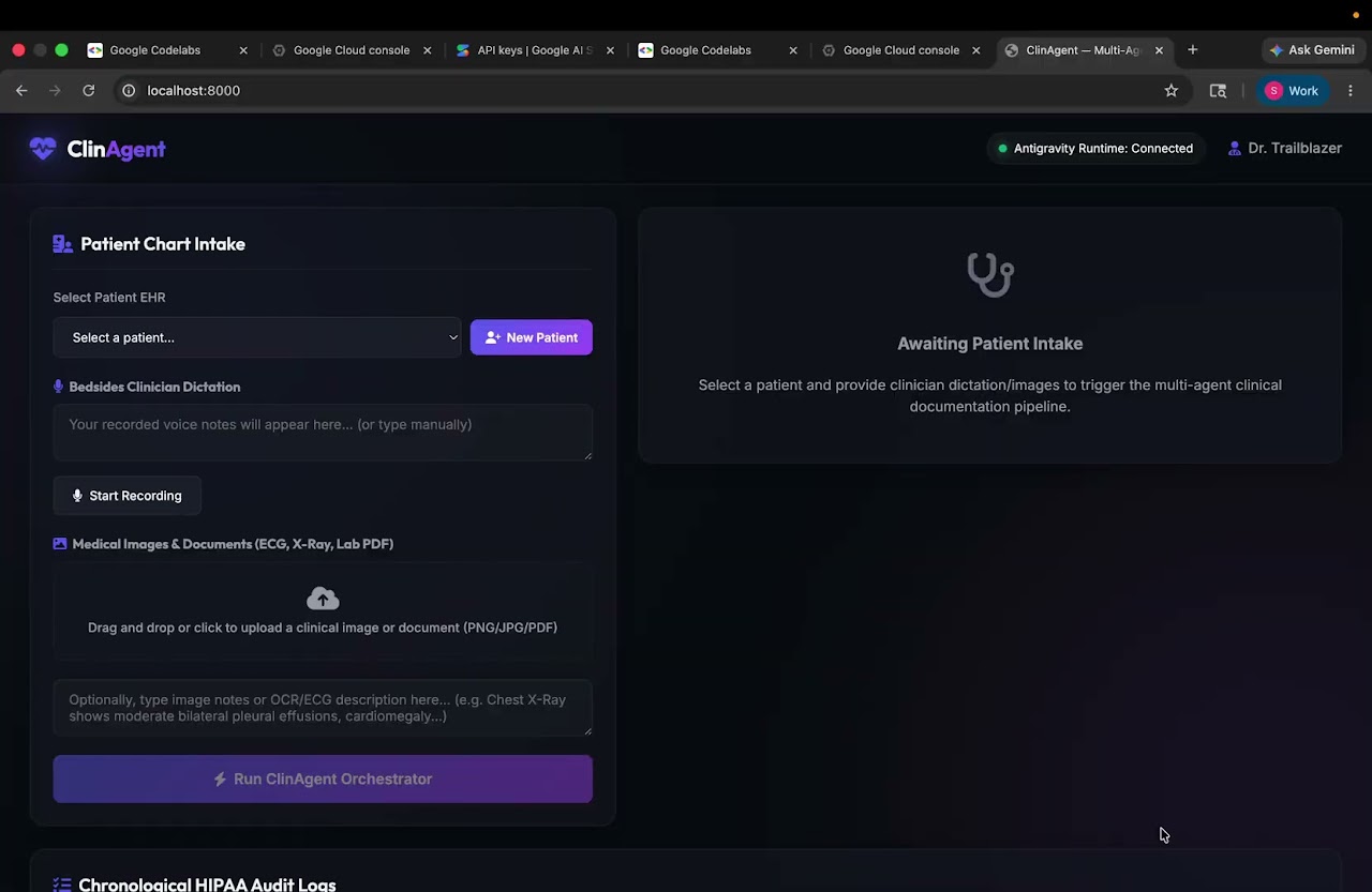 ClinAgent project preview