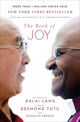 The flat front book cover for The Book of Joy by Dalai Lama and Desmond Tutu