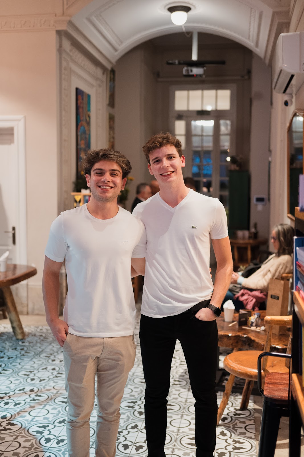 Maxi y Gian, del equipo de AFINE