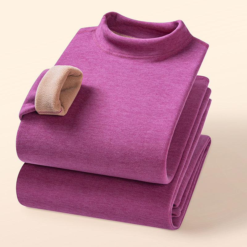 Thermal underwear set with camel hair content, padded