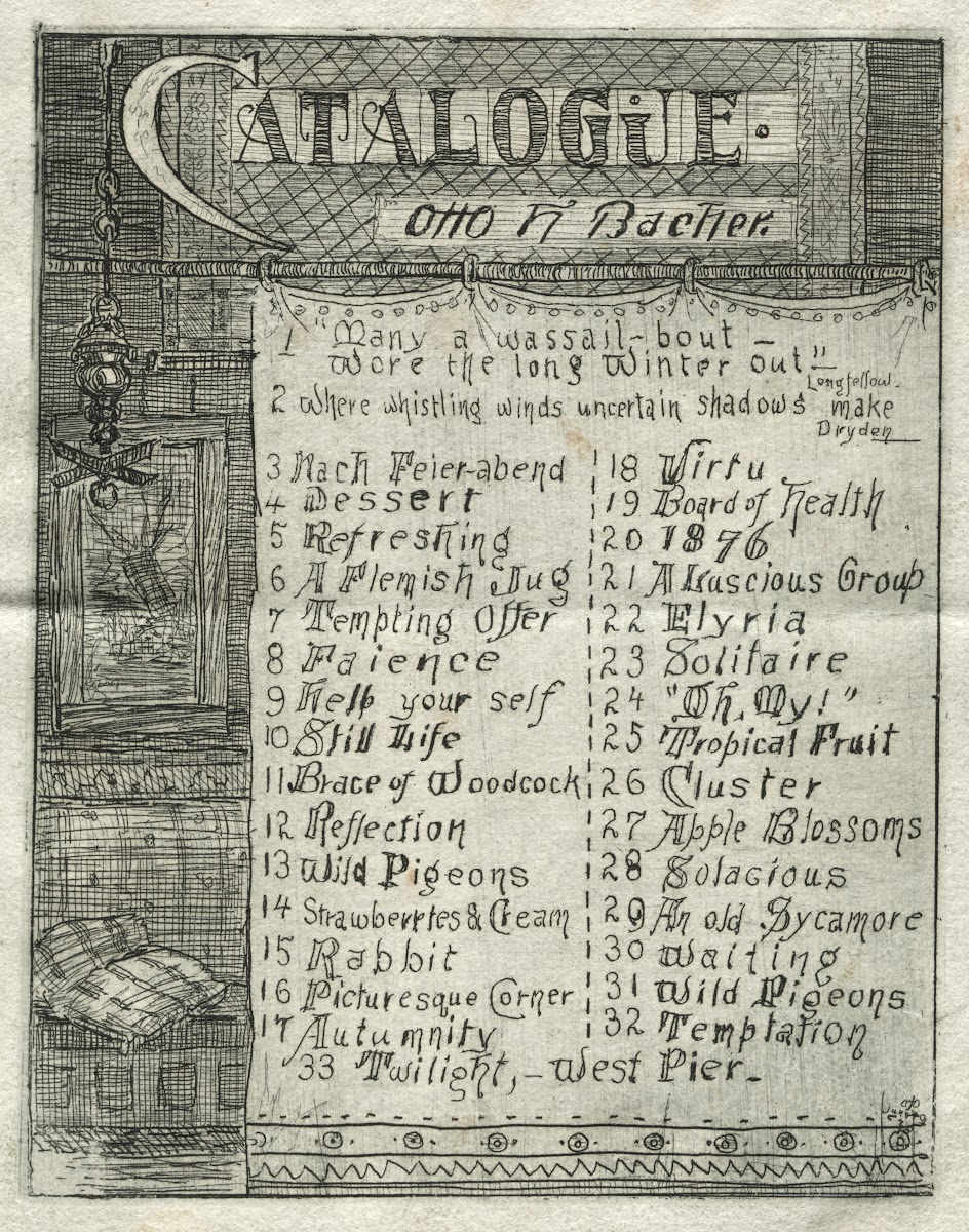 Catalogue 1878